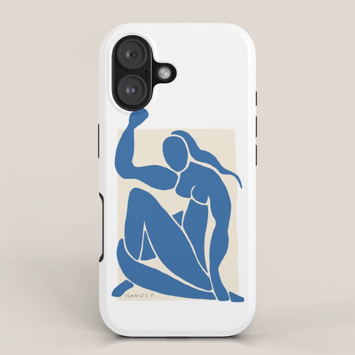 NUDE FEMINISTE - Feminist Art - Matisse Nude Blue iPhone Case Gallery Image 1
