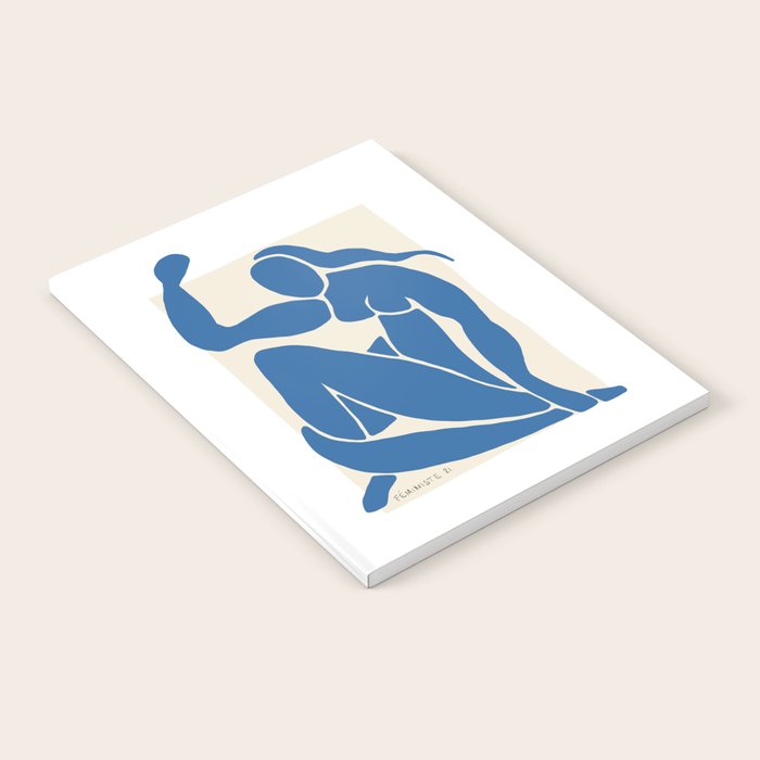 NUDE FEMINISTE - Feminist Art - Matisse Nude Blue Notebook Gallery Image 1