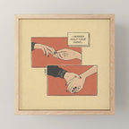 I wanna hold your hand Mini Art Print Gallery Image 1