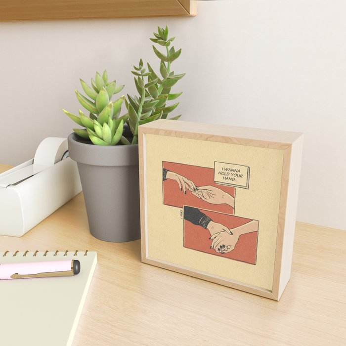 I wanna hold your hand Mini Art Print Gallery Image 2
