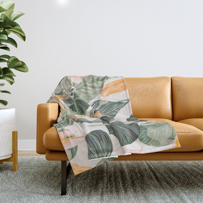 Lush Lily - Autumn Throw Blanket Gallery Image 1