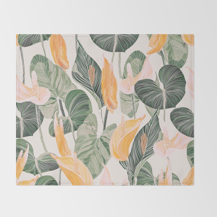 Lush Lily - Autumn Throw Blanket Gallery Image 2