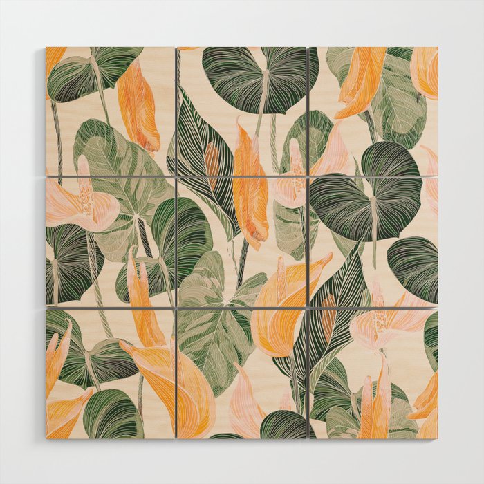 Lush Lily - Autumn Wood Wall Art Gallery Image 1