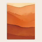 Burnt Orange Abstract Ombre Notebook Gallery Image 4