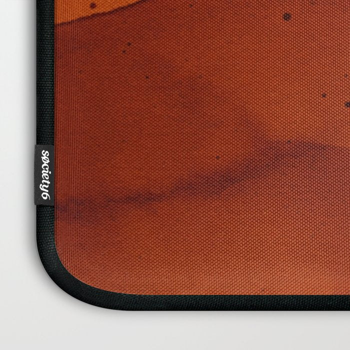 Burnt Orange Abstract Ombre Laptop Sleeve Gallery Image 3