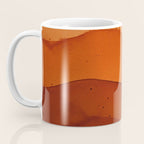 Burnt Orange Abstract Ombre Coffee Mug Gallery Image 3