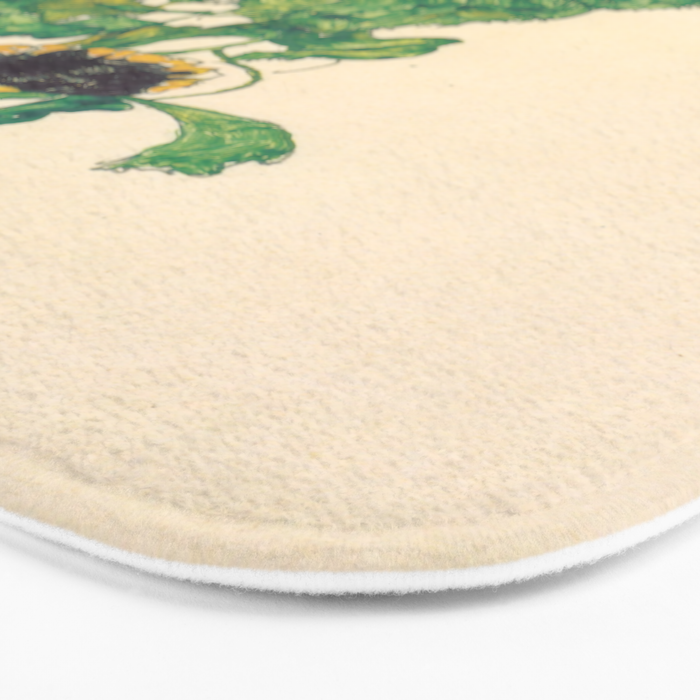 Egon Schiele "Sonnenblumen" Bath Mat Gallery Image 3