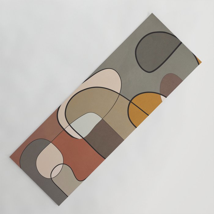 Abstract Line Art 10 Yoga Mat Gallery Image 1