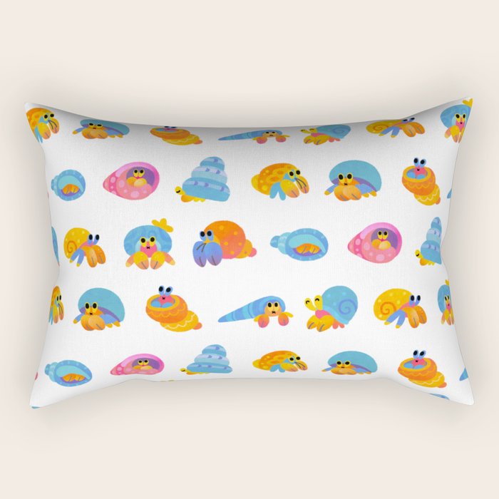 Hermit Crab Rectangular Pillow Gallery Image 1