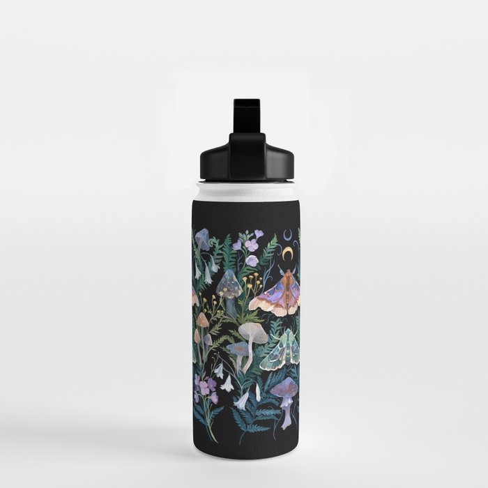 Sphinx Moth Moon Garden Water Bottle Gallery Image 2