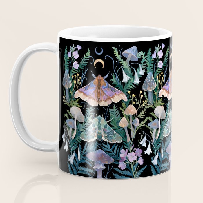 Sphinx Moth Moon Garden Coffee Mug Gallery Image 3