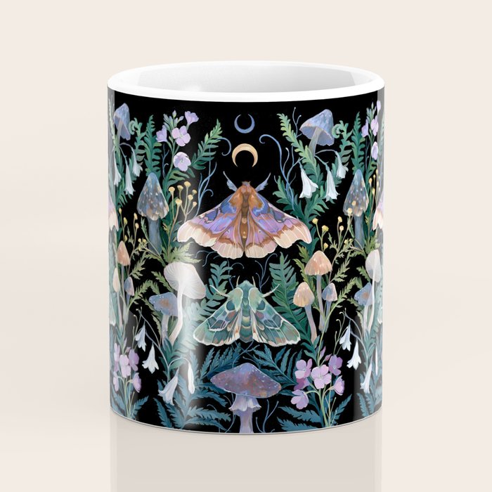 Sphinx Moth Moon Garden Coffee Mug Gallery Image 4
