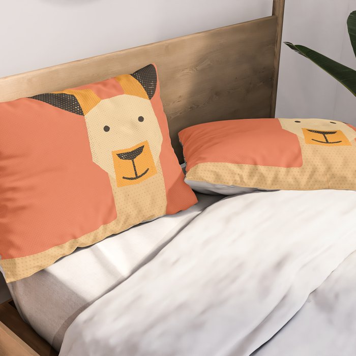 Whimsy Kangaroo Pillow Sham Gallery Image 2