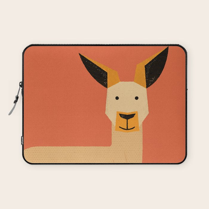 Whimsy Kangaroo Laptop Sleeve Gallery Image 1