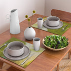 summer landscape 1 triptych abstract art Placemat Gallery Image 2