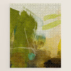 summer landscape 1 triptych abstract art Jigsaw Puzzle Gallery Image 1