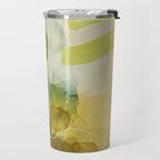 summer landscape 1 triptych abstract art Travel Mug Gallery Image 2