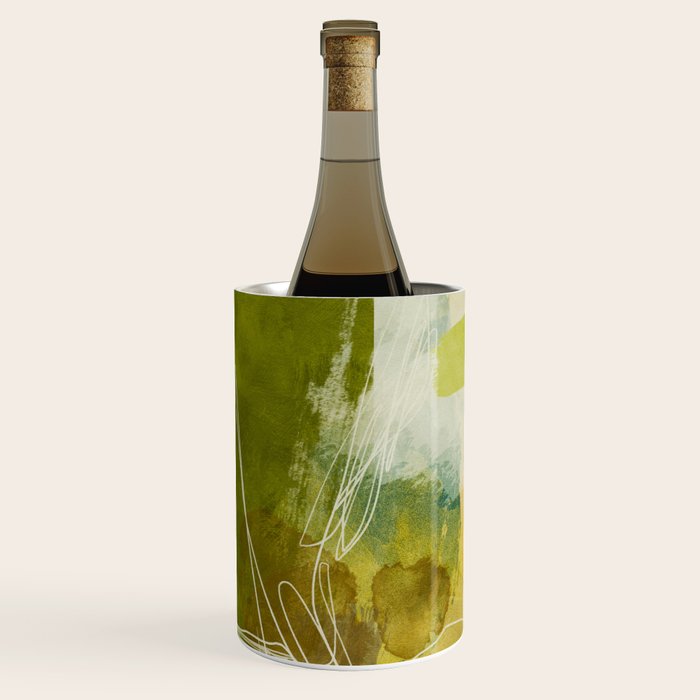 summer landscape 1 triptych abstract art Wine Chiller Gallery Image 1