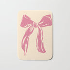 Big Pink Ribbon Bath Mat Gallery Image 1