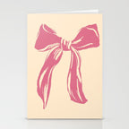 Big Pink Ribbon Stationery Card Gallery Image 2