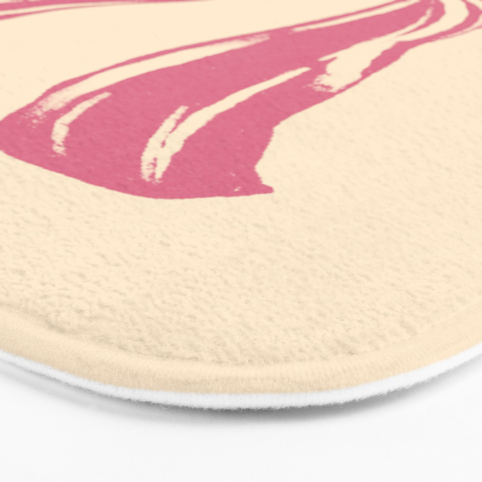 Big Pink Ribbon Bath Mat Gallery Image 3