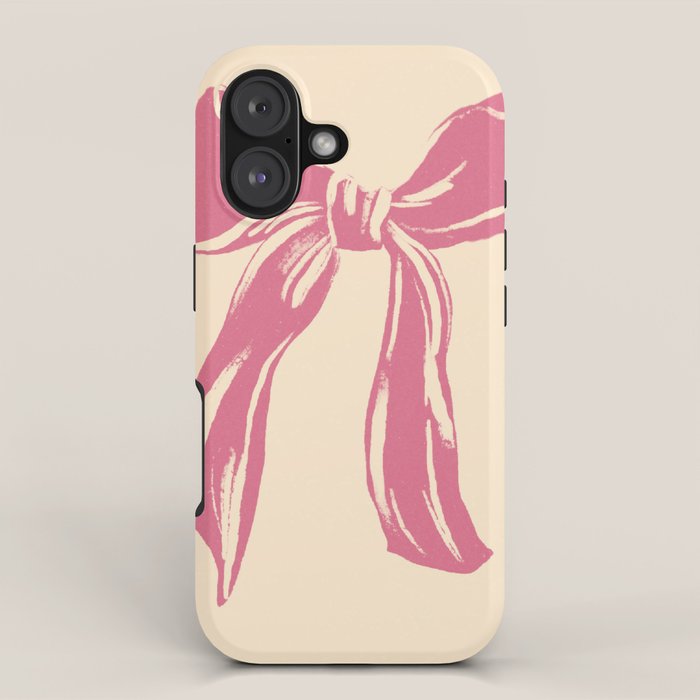 Big Pink Ribbon iPhone Case Gallery Image 1