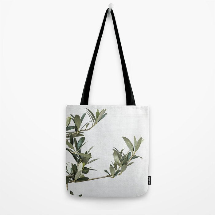 Green Olive Tree Leaves Photo | Botanical Spain Art Print Tenerife Island Nature Travel Photography Tote Bag Gallery Image 2