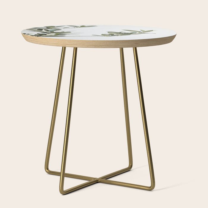 Green Olive Tree Leaves Photo | Botanical Spain Art Print Tenerife Island Nature Travel Photography Side Table Gallery Image 1