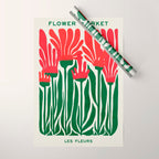 Nerine Lily: Les Fleurs | Flower Market 02 | Spring Summer 23 Wrapping Paper Gallery Image 1