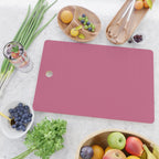 Rose Pink Solid Color Cutting Board Gallery Image 2