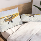 J-3 Piper Cub Aircraft Pillow Sham Gallery Image 2