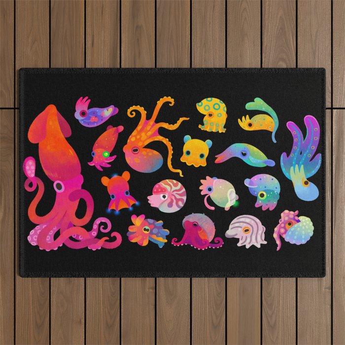 Cephalopod Outdoor Rug Gallery Image 1