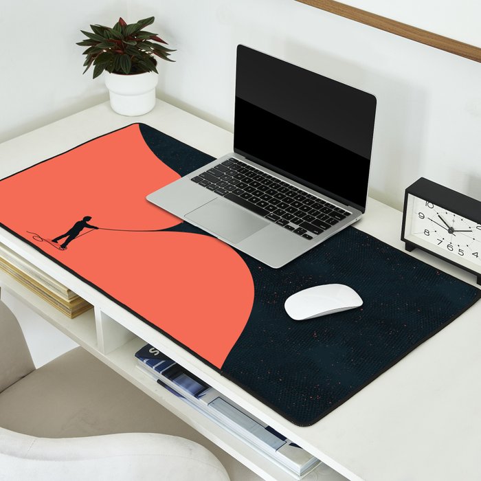 Night fills up the sky Desk Mat Gallery Image 2