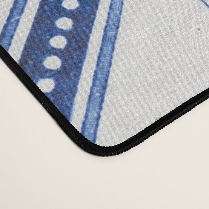 Blue Portugese Tile Pattern | Colorful Travel Photography in Portugal | Azulejos House Design Art Print Desk Mat Gallery Image 4