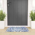 Blue Portugese Tile Pattern | Colorful Travel Photography in Portugal | Azulejos House Design Art Print Welcome Mat Gallery Image 3