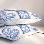 Blue Portugese Tile Pattern | Colorful Travel Photography in Portugal | Azulejos House Design Art Print Pillow Sham Gallery Image 3