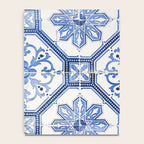 Blue Portugese Tile Pattern | Colorful Travel Photography in Portugal | Azulejos House Design Art Print Notebook Gallery Image 4