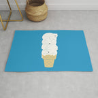 Polar Bear Ice Cream Rug Gallery Image 1