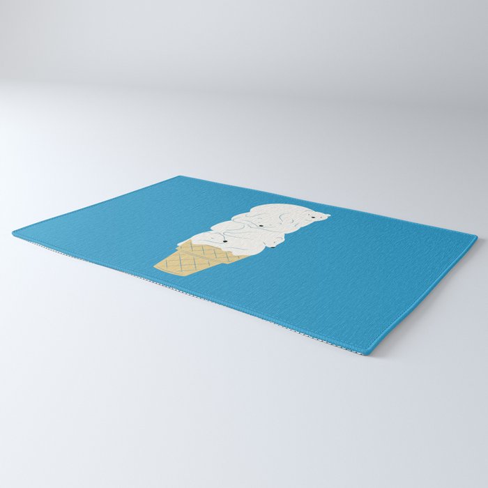 Polar Bear Ice Cream Rug Gallery Image 3