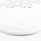 Be Strong And Courageous, Joshua 1 9 Print, Bible Verse Wall Art, Christian Decor, Scripture Quote  Bath Mat Gallery Image 3