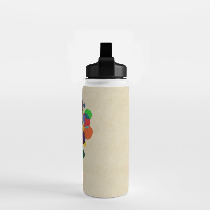 Happy flowers in the vase Water Bottle Gallery Image 2