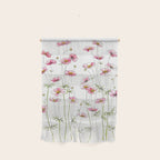 Pink Cosmos Flowers Wall Hanging Gallery Image 1