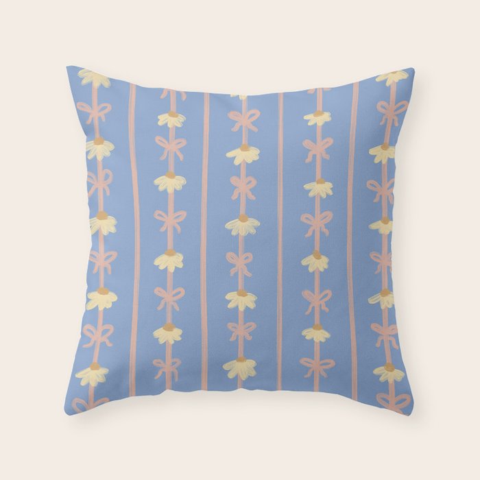 Daisy nostalgia III Throw Pillow Gallery Image 1