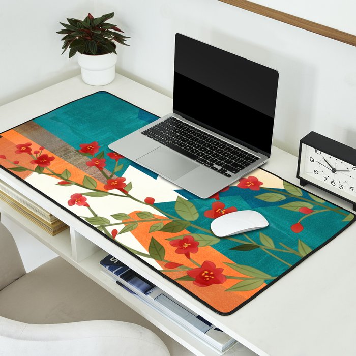  Warm spring sunshine at the bay Desk Mat Gallery Image 2