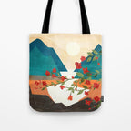  Warm spring sunshine at the bay Tote Bag Gallery Image 1