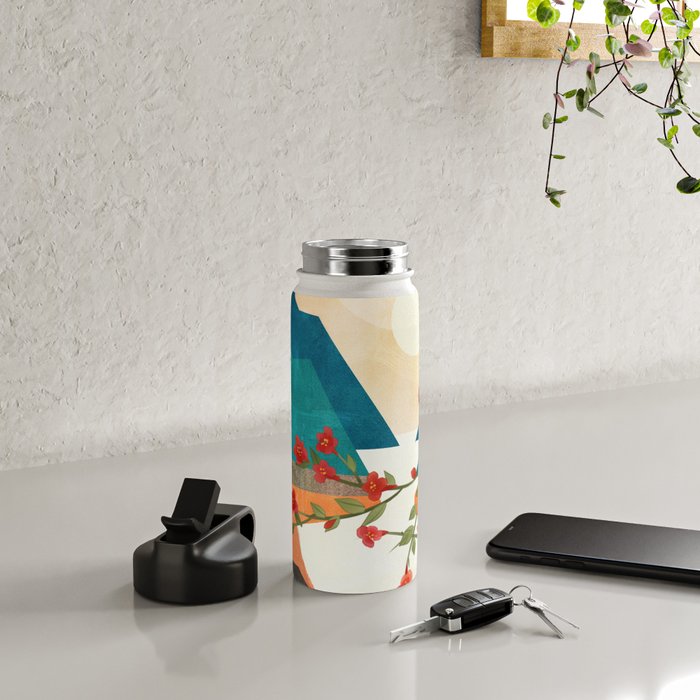  Warm spring sunshine at the bay Water Bottle Gallery Image 4