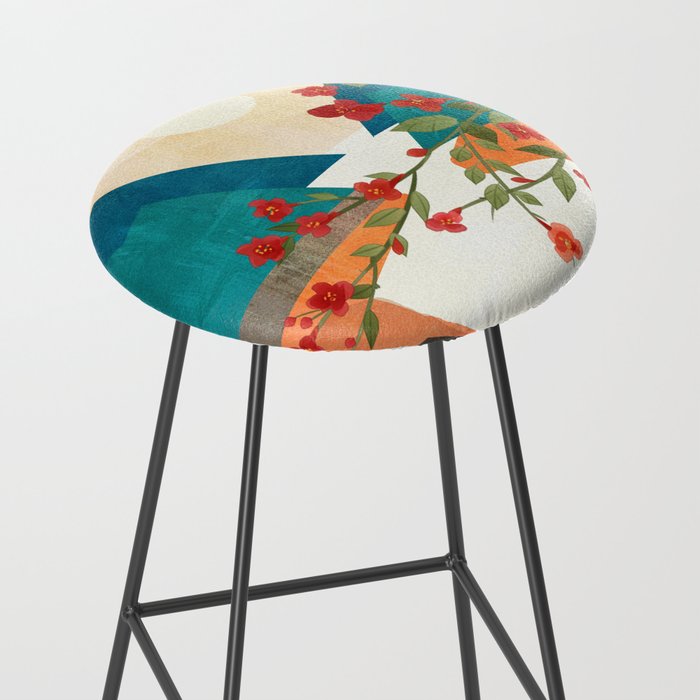  Warm spring sunshine at the bay Stool Gallery Image 2