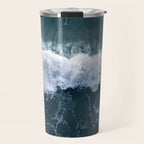 Ocean Wave Aerial Travel Mug Gallery Image 1