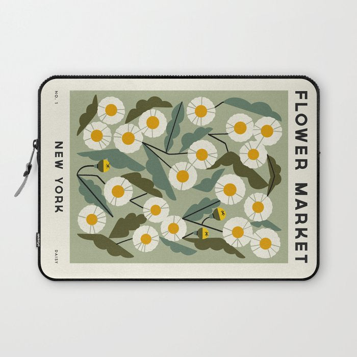 Flower Market No. 1 Laptop Sleeve Gallery Image 1