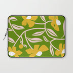 Yellow Flower Vine Laptop Sleeve Gallery Image 1